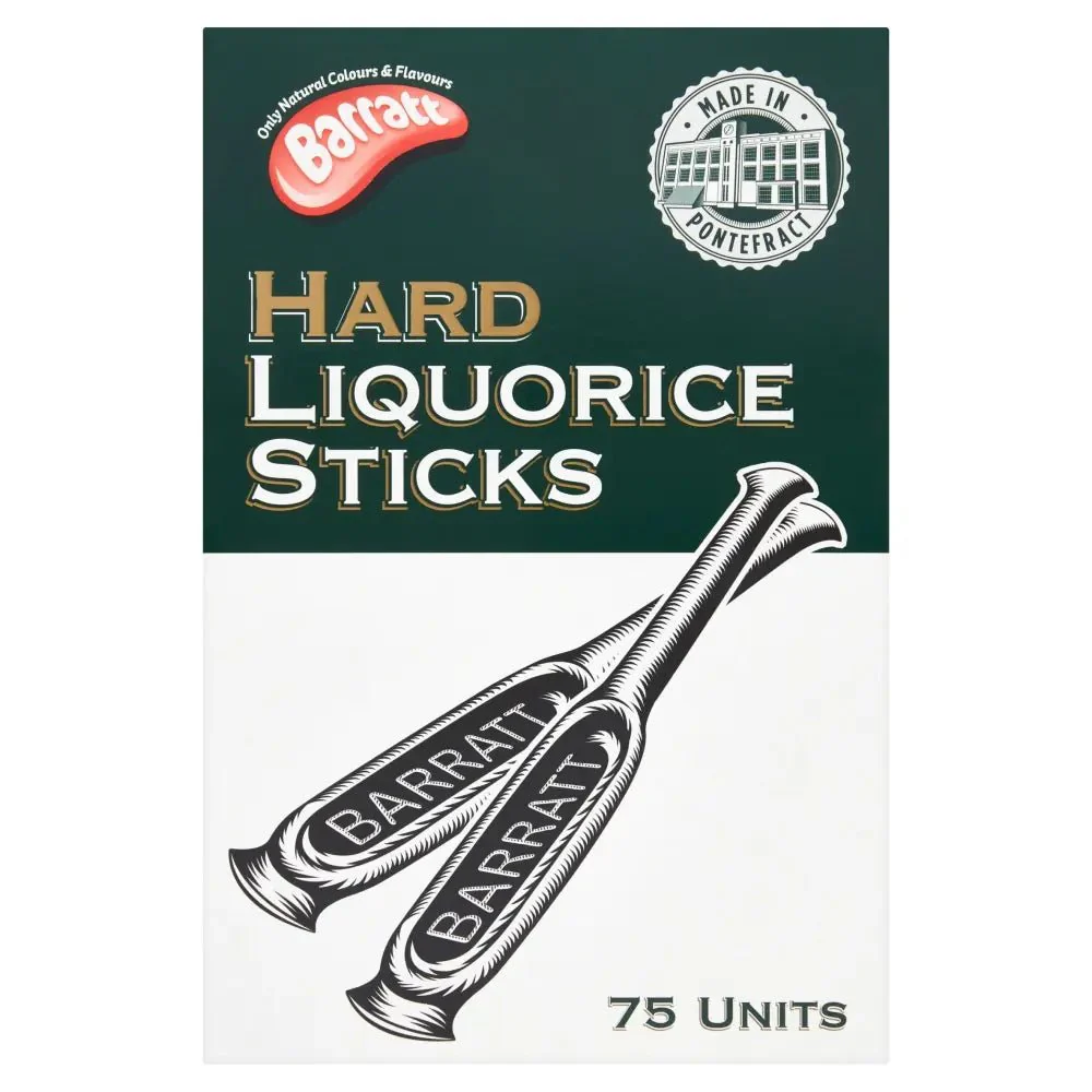 Barratt Hard Liquorice Sticks 15.5g (75pcs)