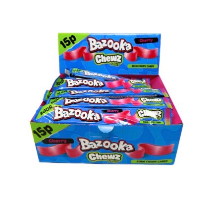 Bazooka Sour Cherry Chew Bar 14g (Box of 60)