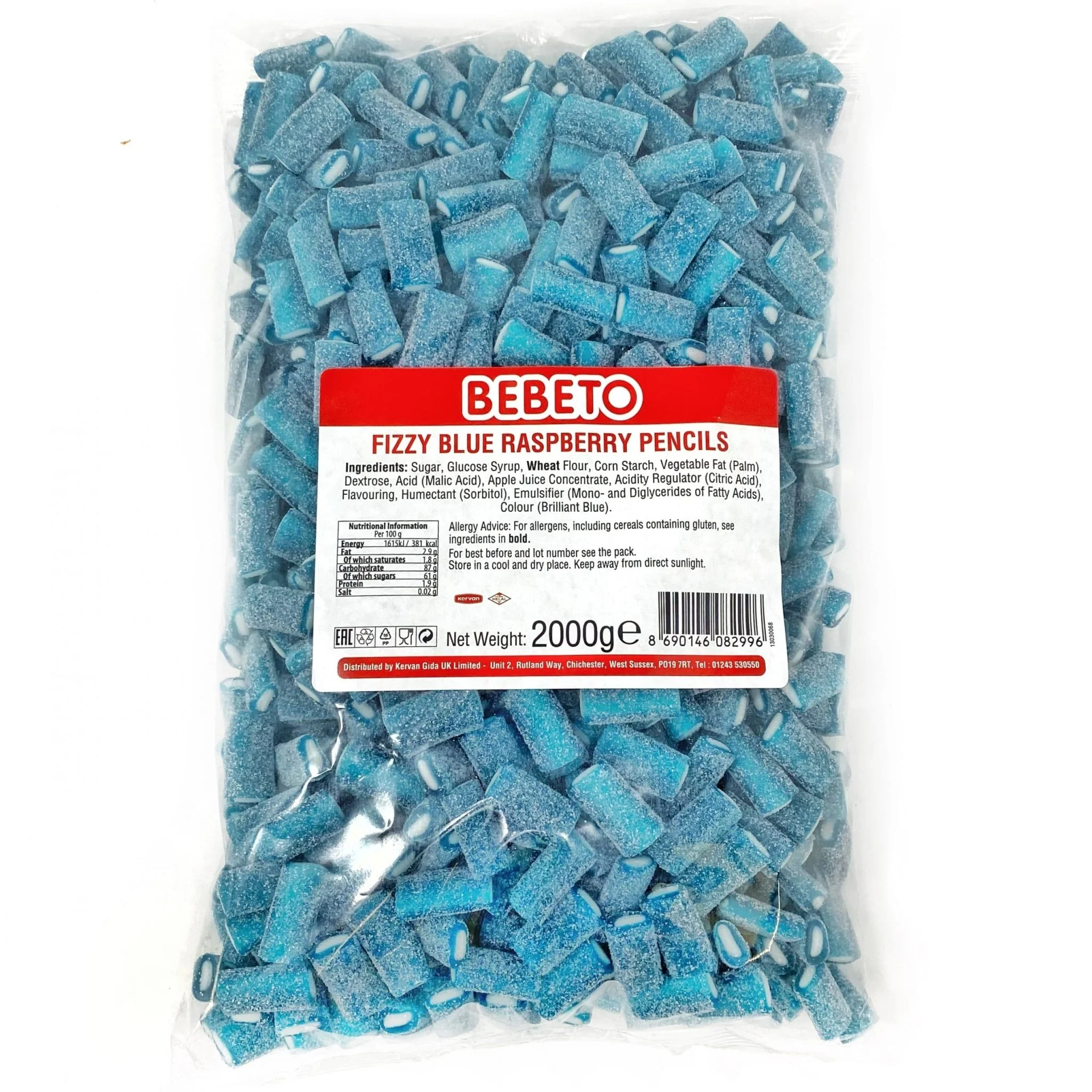 Bebeto Fizzy Blue Pencils Bag 2kg