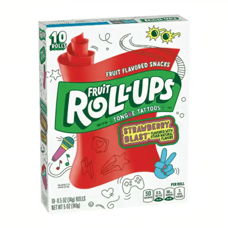 Betty Crocker Fruit Roll Ups Strawberry Blast Box 141g