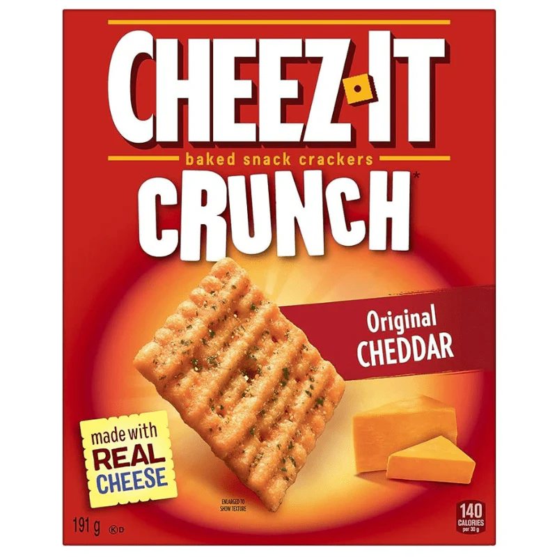 Cheez-It Crunch Original Cheddar Box 191g USA