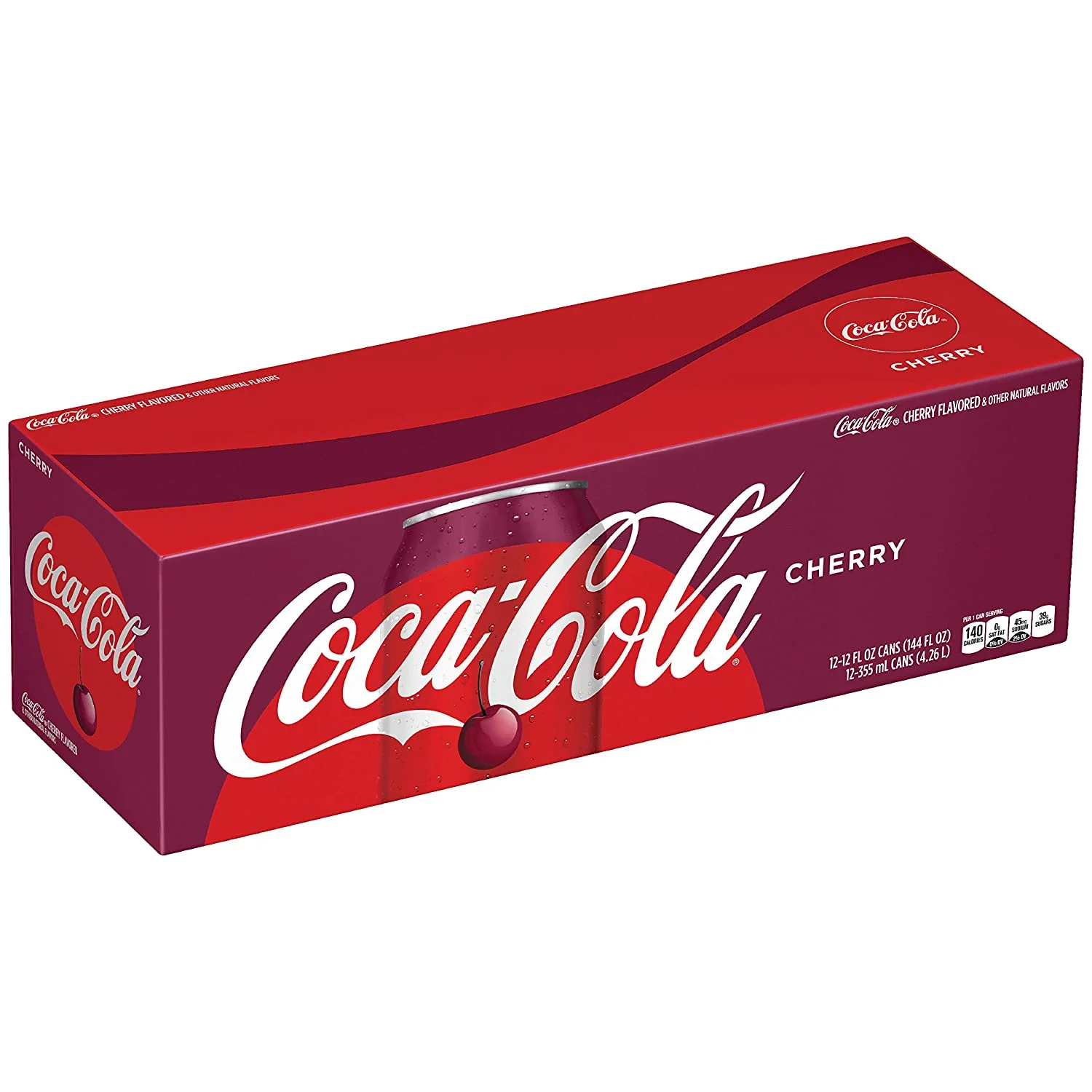 Coca Cola Cherry Fridge Pack 355ml Cans (Case of 12) USA