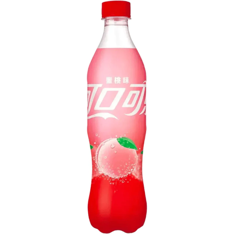 Coca Cola Peach Bottle 500ml China
