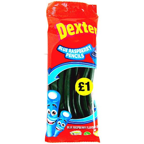 Dexters Blue Raspberry Pencils Peg Bag 180g