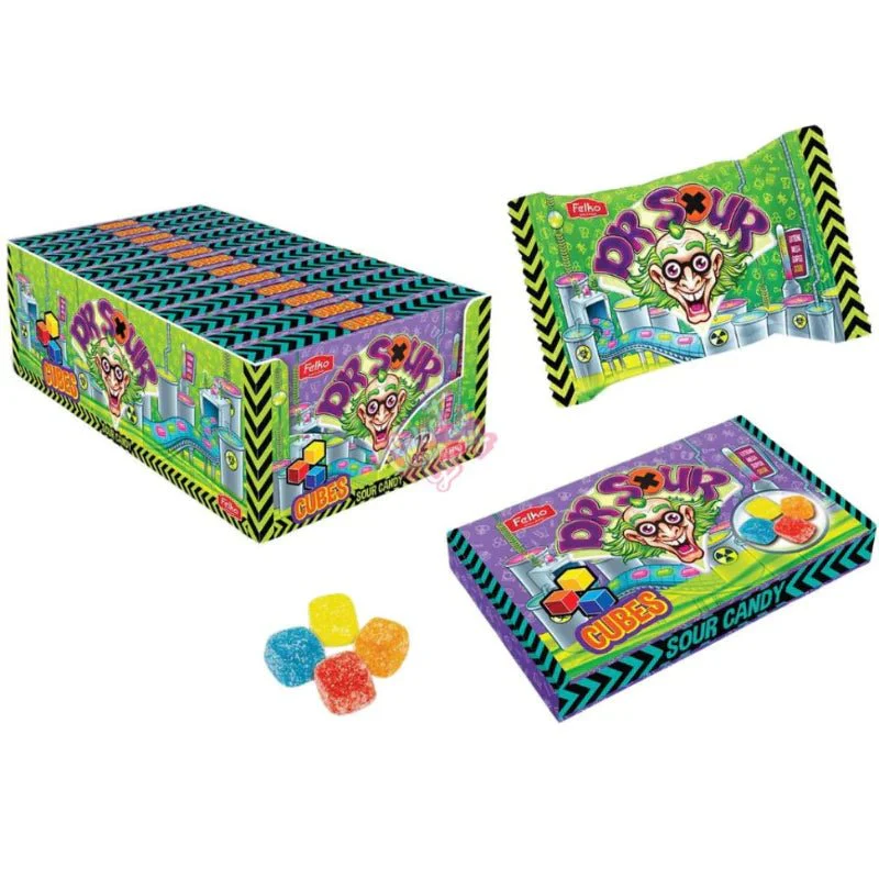 Dr Sour Cubes Theatre Box 90g