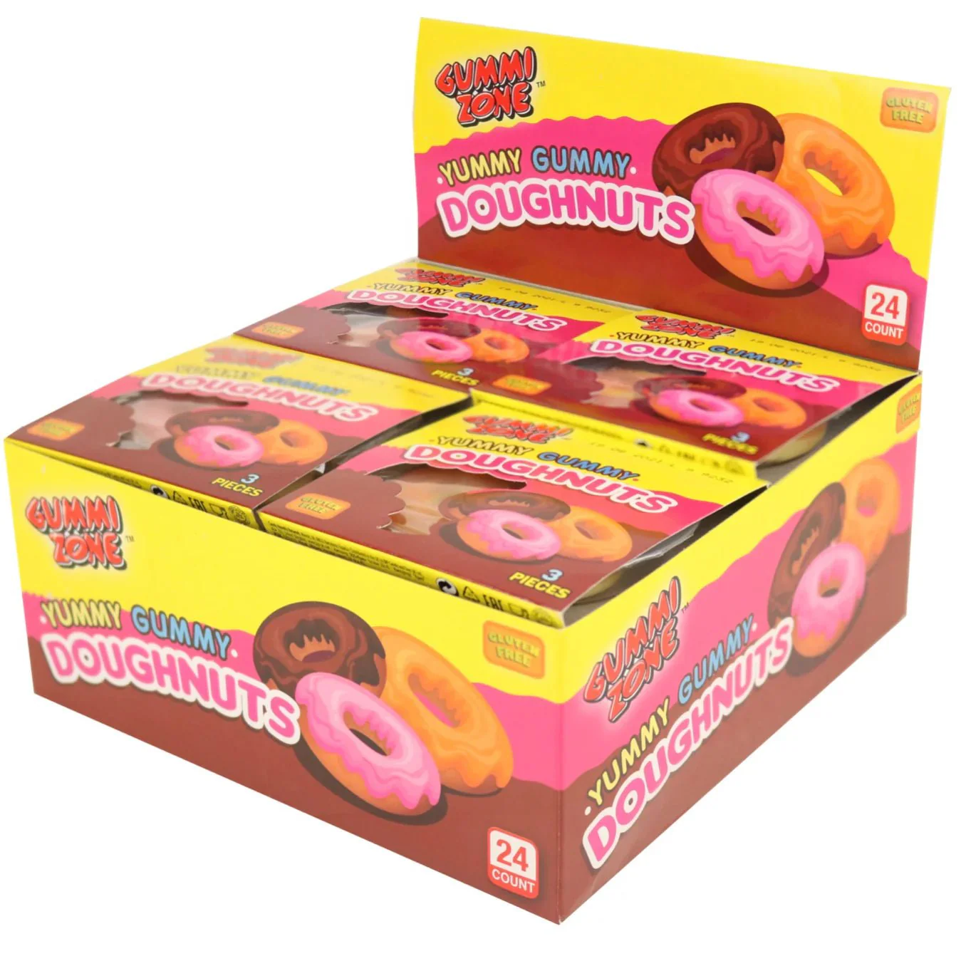 Gummi Zone Mini Doughnuts 21g (Box of 24)