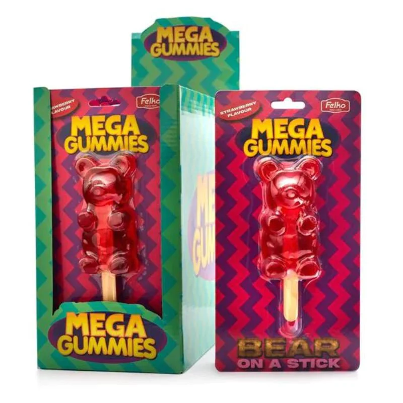 Felko Mega Gummies Bear on a Stick 120g