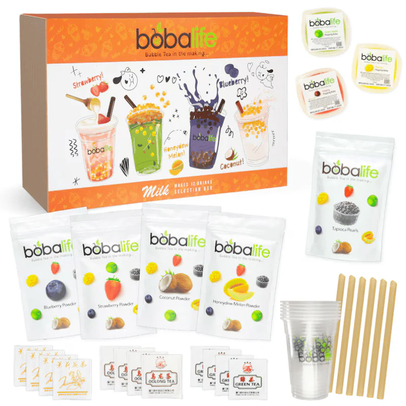 Milk Boba Tea Gift Set (12 Drinks)(Best Before 11/24)