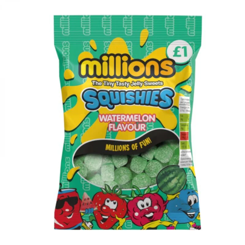 Millions Squishies Watermelon Peg Bag 120g