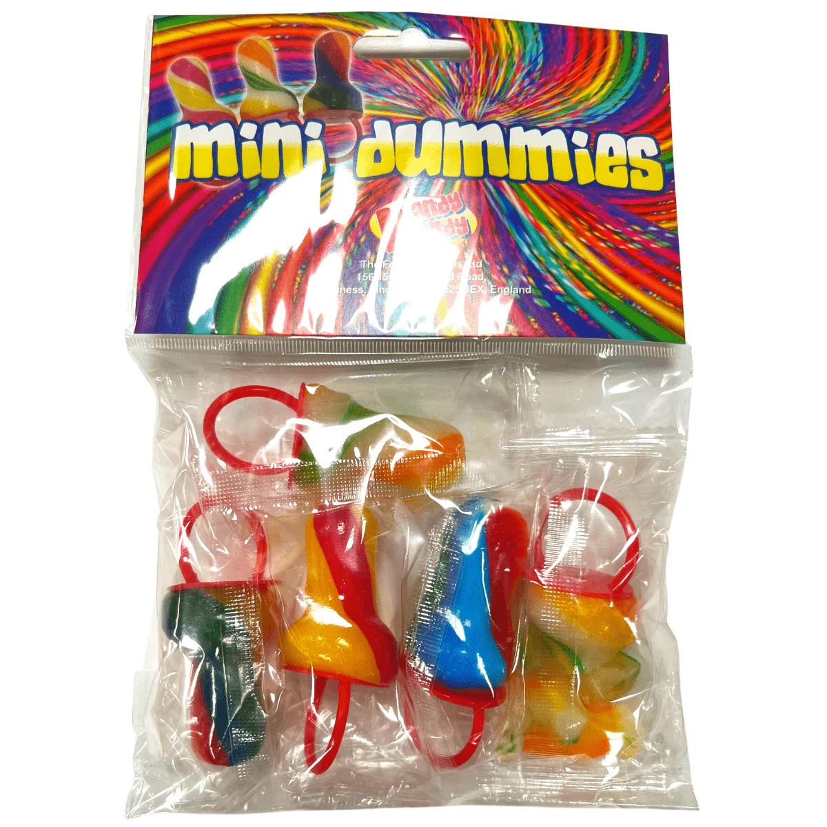 Kandy Kandy Rainbow Dummies Peg Bag (5 Pack) BBE 24/02/25