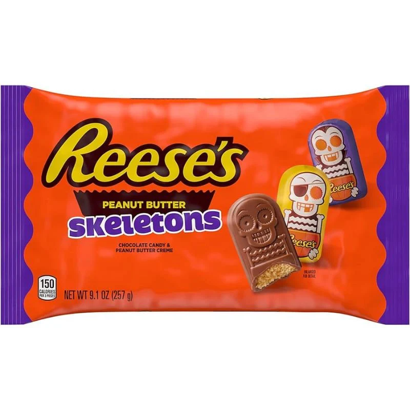 Reeses's Party Pack Skeletons Snack Sizes 257g
