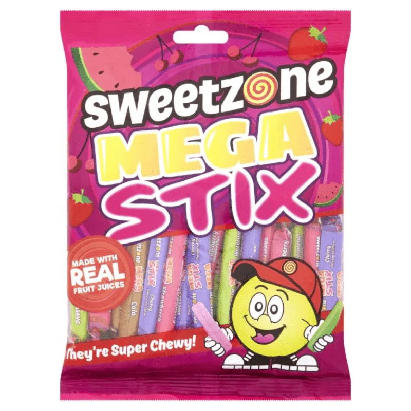 Sweetzone Mega Stix Peg Bag 200g