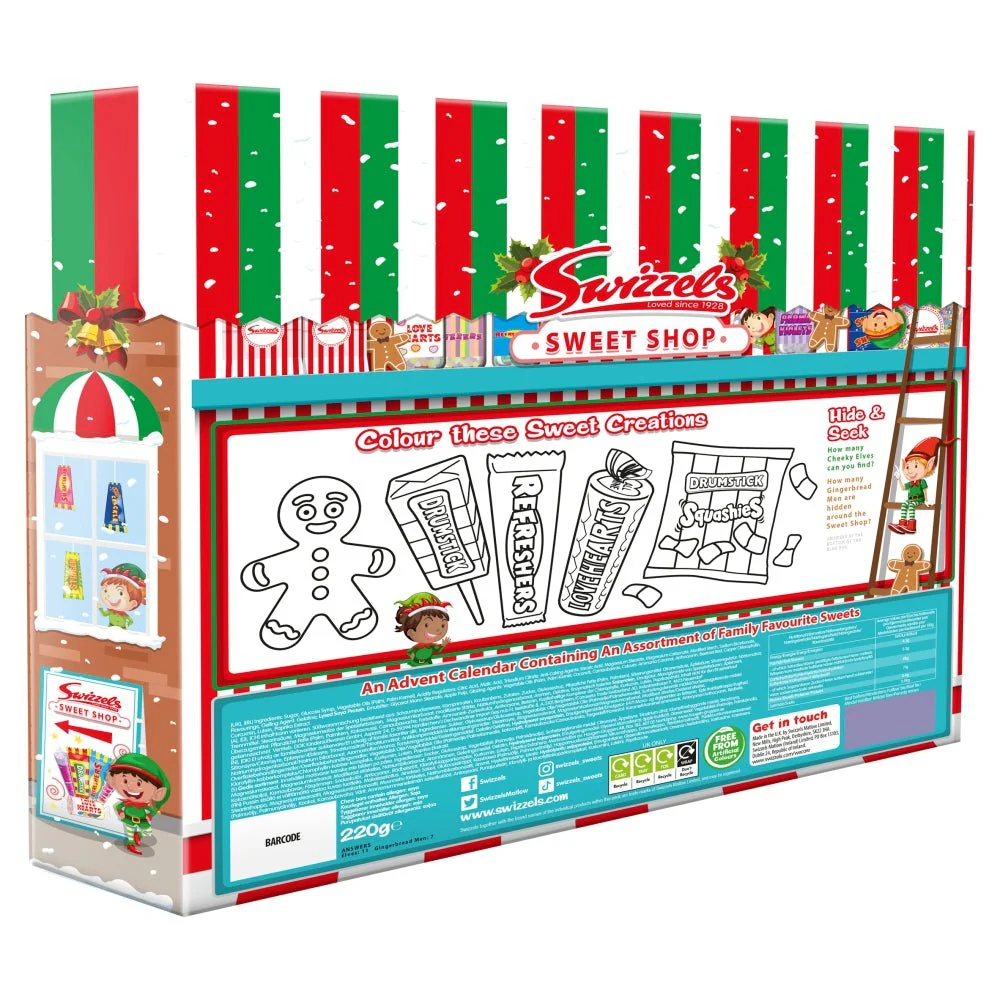 Swizzels Sweet Shop Advent Calendar 220g - Image 2