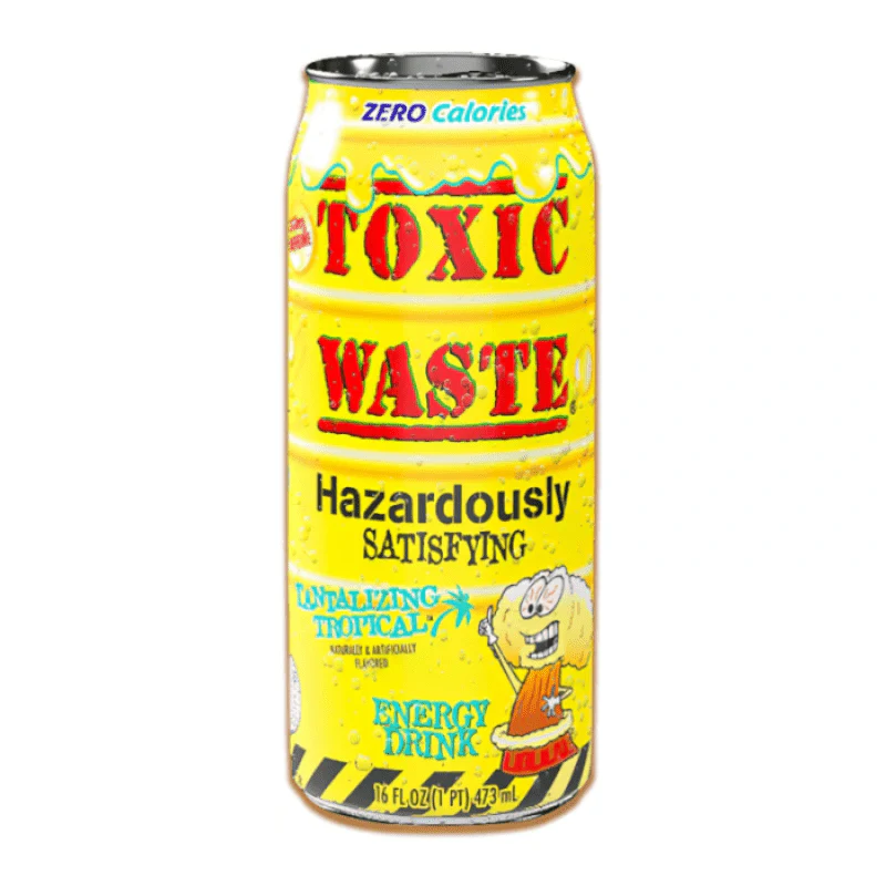 Toxic Waste Energy Drink Can Tropical Can 473ml