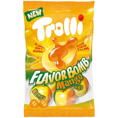 Trolli Flavourbomb Mango Peg Bag 75g