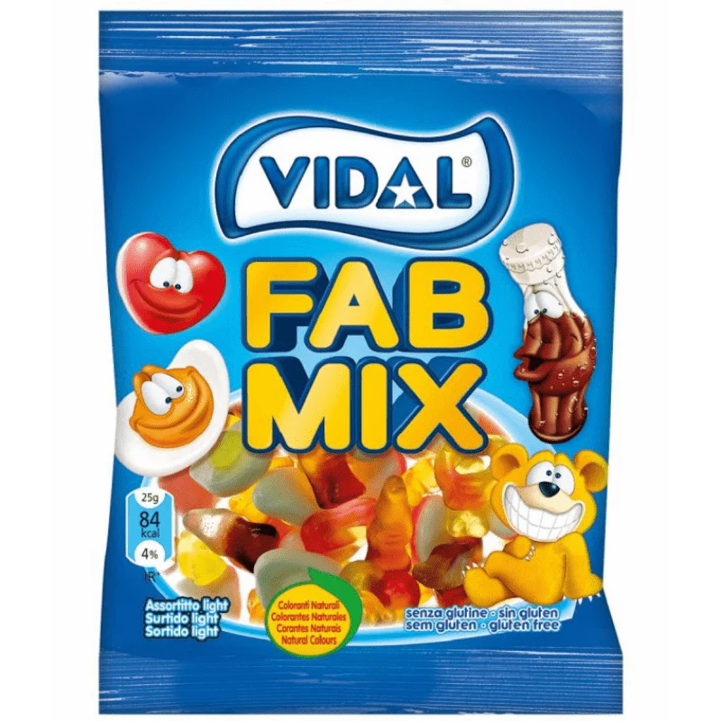 Vidal Fab Mix Peg Bag 90g